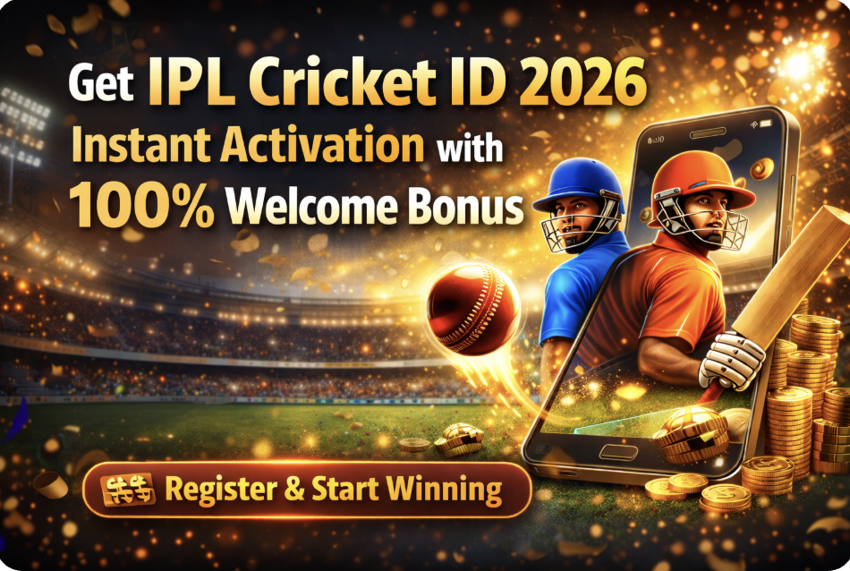 Get IPL Cricket ID 2026 – Instant Activation with 100% Welcome Bonus